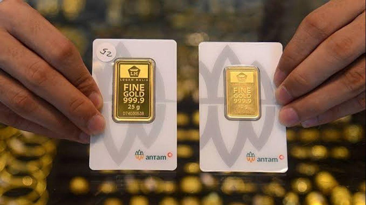 Harga Emas Antam 11 Juni 2026 Turun Rp24 Ribu, Jadi Rp2,689 Juta